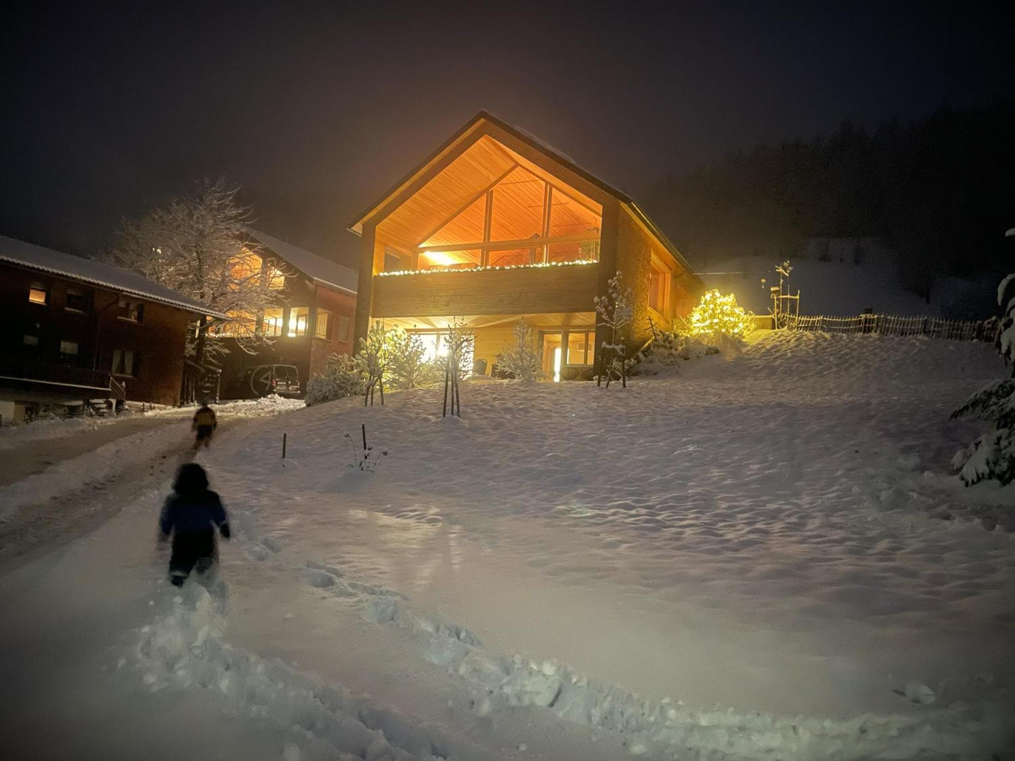 Zu Gast Bei Den Hagspiels Apartman Hittisau Kültér fotó