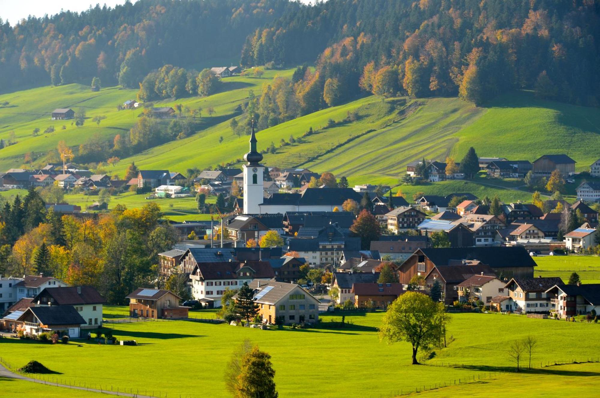 Zu Gast Bei Den Hagspiels Apartman Hittisau Kültér fotó