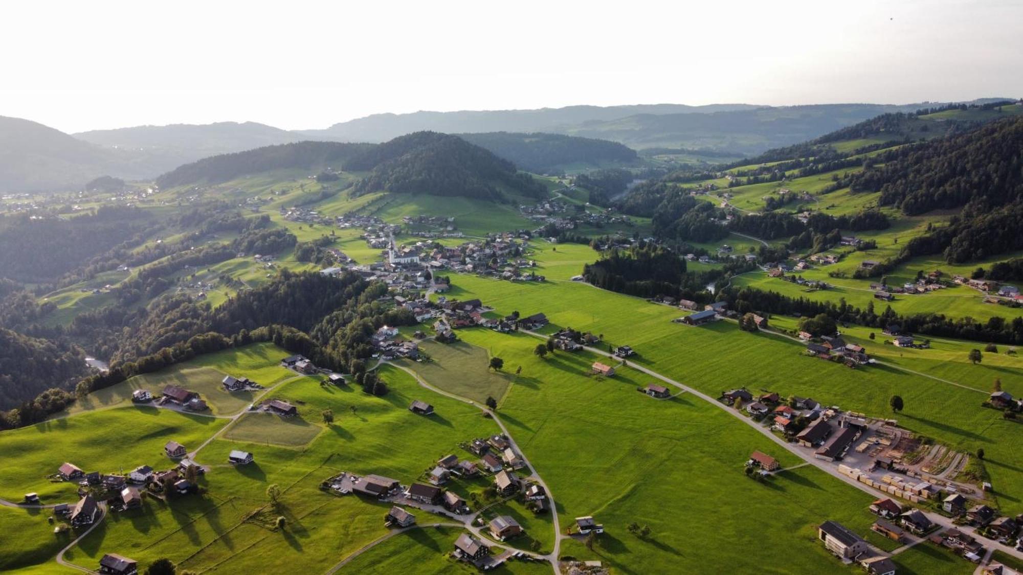 Zu Gast Bei Den Hagspiels Apartman Hittisau Kültér fotó