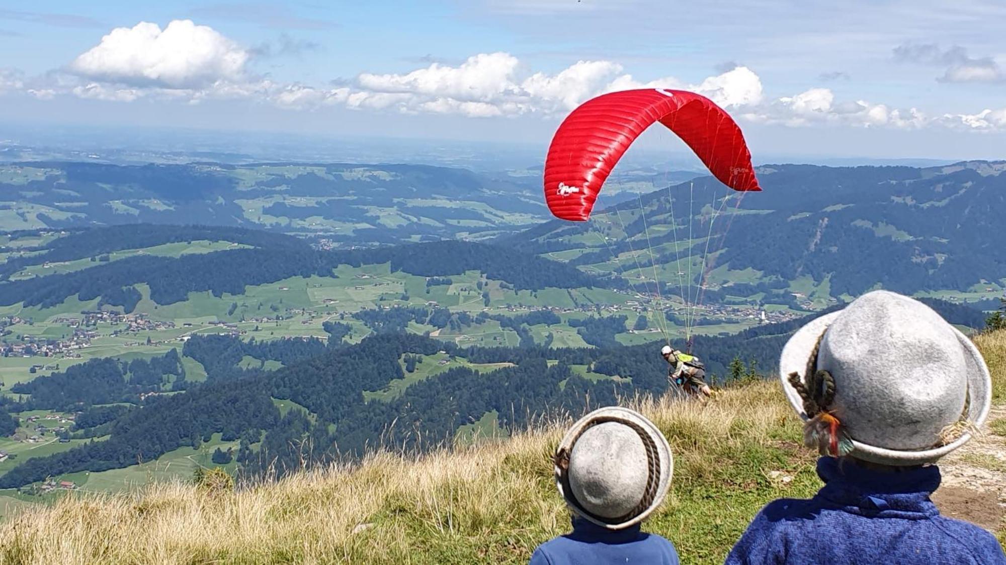 Zu Gast Bei Den Hagspiels Apartman Hittisau Kültér fotó
